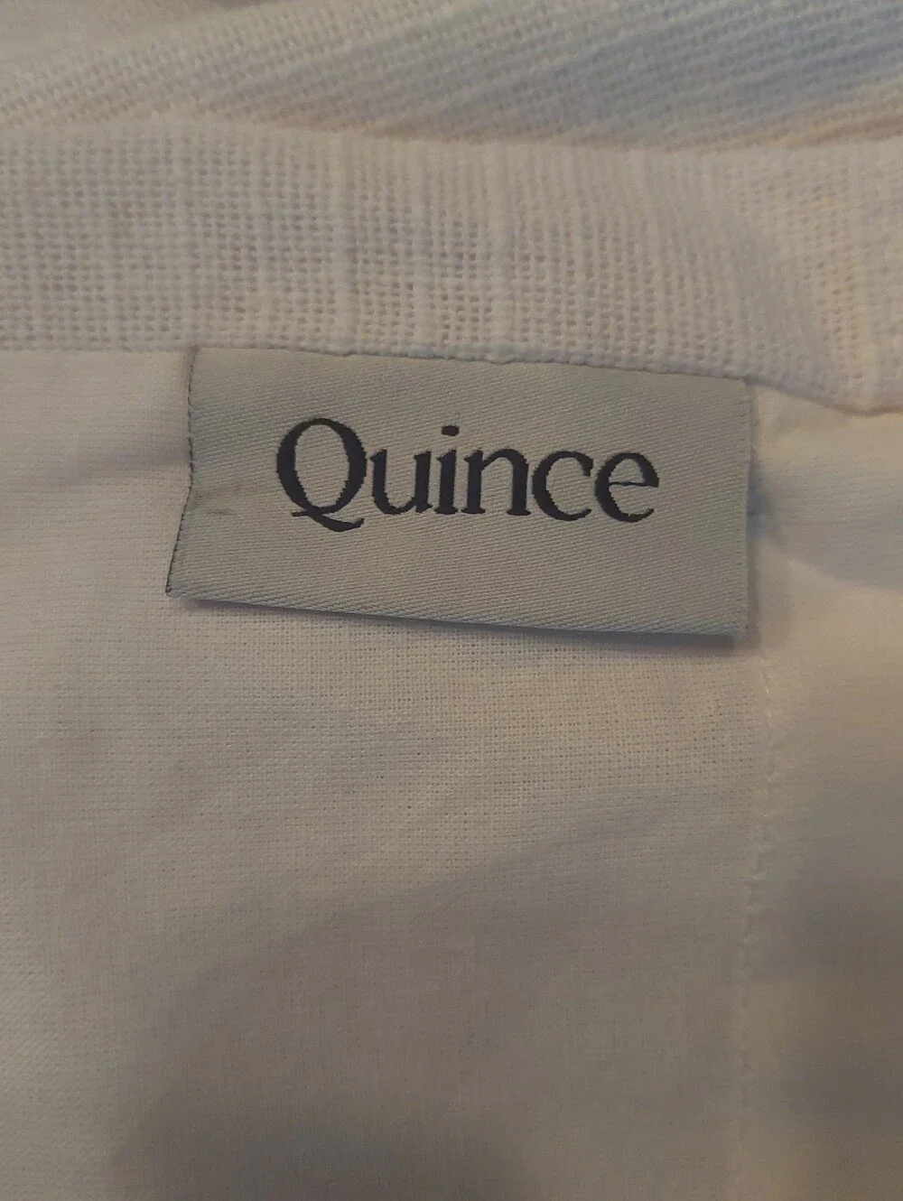 NWT! Quince 100% Cotton White Slub Curtains, 48